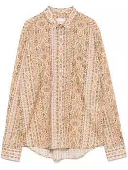Valentino Garavani рубашка с принтом пейсли, нейтральный