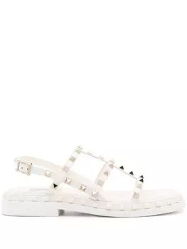 Valentino Garavani сандалии Rockstud, белый