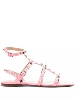 Valentino Garavani сандалии Rockstud, розовый