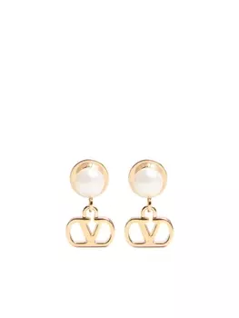 Valentino Garavani серьги VLogo Signature, золотой