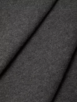 Valentino Garavani шарф с бахромой, серый