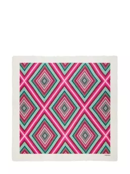 Valentino Garavani шарф с графичным принтом, белый