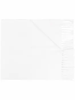 Valentino Garavani шарф с логотипом, белый