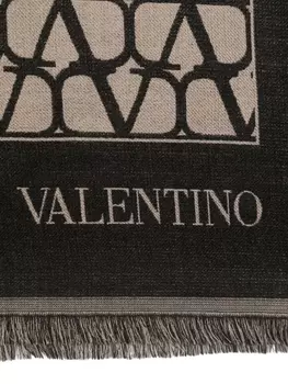 Valentino Garavani шарф Toile Iconographe, черный
