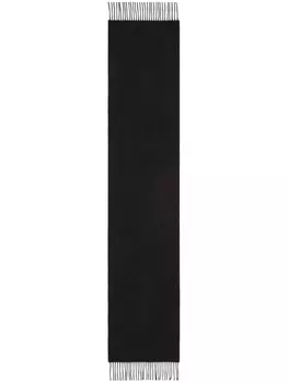 Valentino Garavani шарф Toile Iconographe с бахромой, черный
