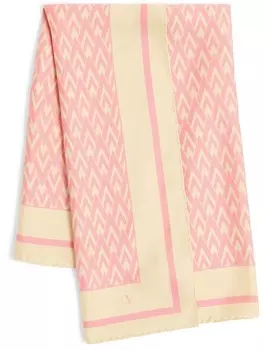 Valentino Garavani шарф Toute la V, нейтральный