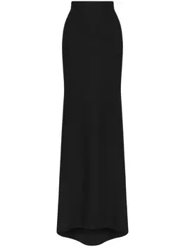 Valentino Garavani шелковая юбка, черный