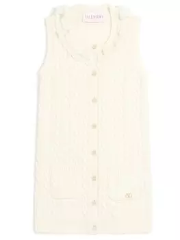 Valentino Garavani шерстяной кардиган, нейтральный цвет