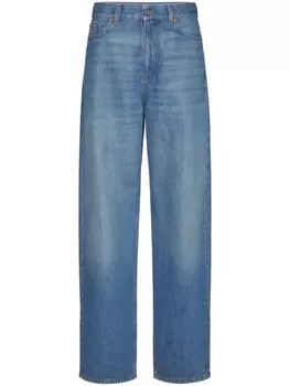 Valentino Garavani широкие джинсы, синий