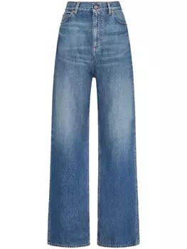 Valentino Garavani широкие джинсы, синий
