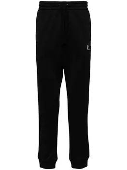 Valentino Garavani спортивные брюки с нашивкой-логотипом, черный