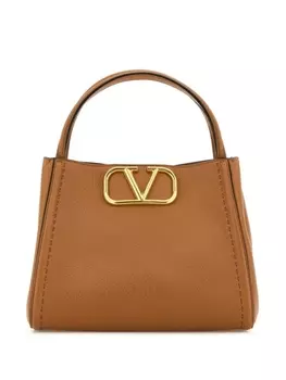 Valentino Garavani сумка Alltime среднего размера, коричневый