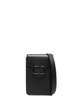 Valentino Garavani сумка-мессенджер Loc размера мини, черный