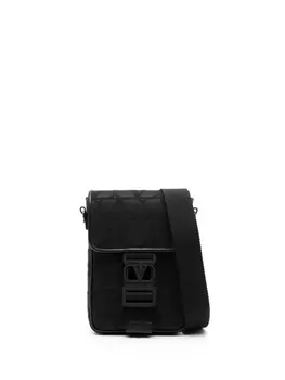 Valentino Garavani сумка-мессенджер с принтом Toile Iconographe, черный