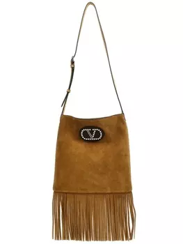 Valentino Garavani сумка на плечо Nellcte, коричневый