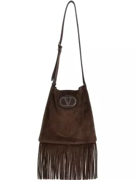 Valentino Garavani сумка на плечо Nellcte, коричневый