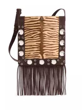 Valentino Garavani сумка на плечо Nellcte, коричневый