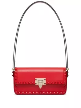Valentino Garavani сумка на плечо Rockstud23 E/W, красный