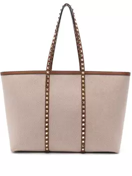 Valentino Garavani сумка на плечо Rockstud, нейтральный цвет