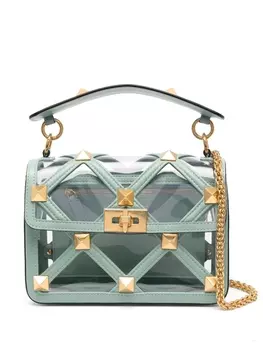 Valentino Garavani сумка на плечо Roman Stud, зеленый