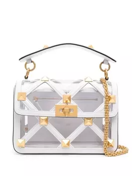 Valentino Garavani сумка на плечо Roman Stud, белый