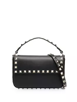 Valentino Garavani сумка на плечо с заклепками, черный