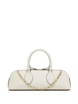 Valentino Garavani сумка Rockstud East-West, белый