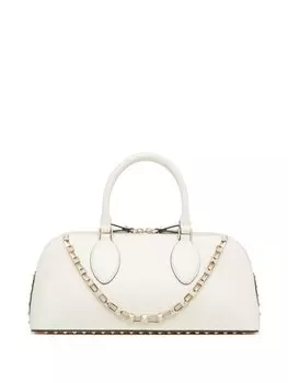 Valentino Garavani сумка с декором Rockstud, белый