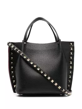 Valentino Garavani сумка-тоут Rockstud, черный