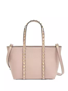 Valentino Garavani сумка-тоут Rockstud, розовый