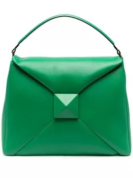 Valentino Garavani сумка-тоут Rockstud, зеленый