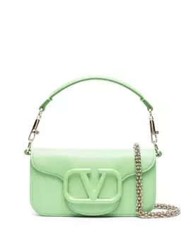 Valentino Garavani сумка-тоут с логотипом VLogo Signature, зеленый