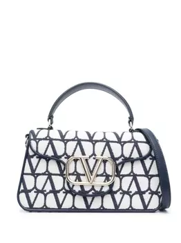 Valentino Garavani сумка-тоут с монограммой, синий