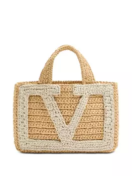 Valentino Garavani сумка-тоут Viva Superstar, нейтральный