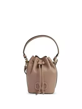 Valentino Garavani сумка-ведро VLogo, розовый