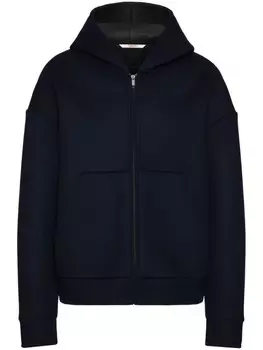 Valentino Garavani толстовка с капюшоном, синий