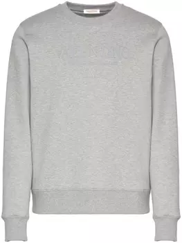 Valentino Garavani толстовка с логотипом, серый