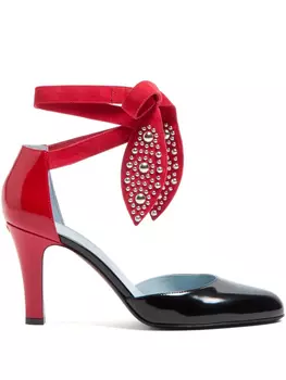 Valentino Garavani туфли Foliefoliage 85, черный