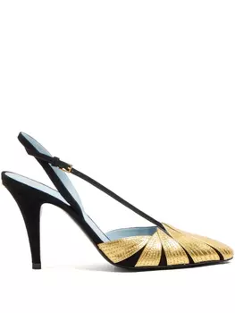 Valentino Garavani туфли Foliefoliage 90, черный