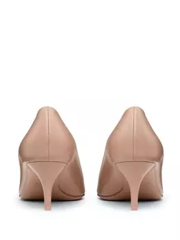 Valentino Garavani туфли-лодочки VLogo 60, нейтральный цвет