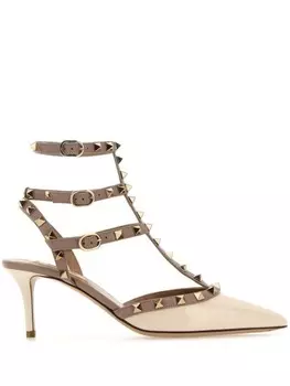 Valentino Garavani туфли 'Rockstud', белый