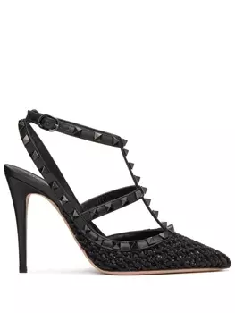 Valentino Garavani туфли Rockstud, черный