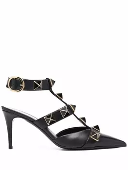 Valentino Garavani туфли Roman Stud 80, черный