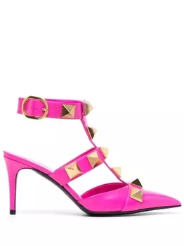 Valentino Garavani туфли Roman Stud 85, розовый