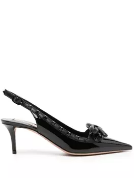 Valentino Garavani туфли с бантом, черный