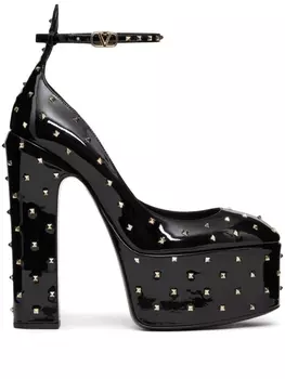 Valentino Garavani туфли Tan-Go 155 с заклепками, черный