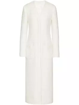 Valentino Garavani твидовое пальто, белый