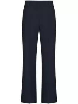 Valentino Garavani укороченные расклешенные брюки, синий