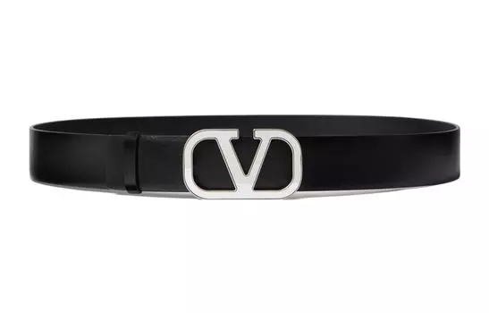 Valentino Кожаный ремень унисекс черный