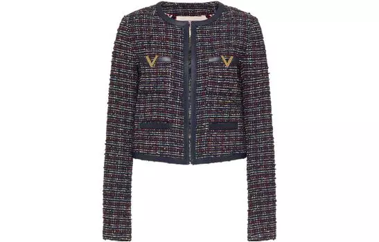 Valentino Осень-зима 22 Куртка женская Морской Синий